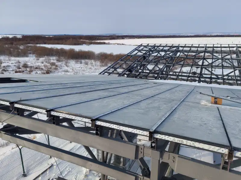 Усиление металлокаркаса фасада