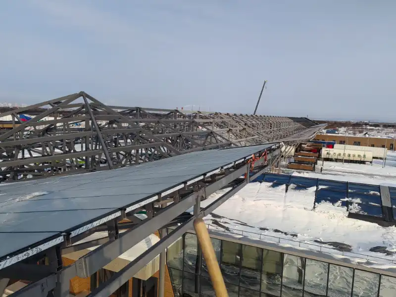Установка кронштейнов фасада