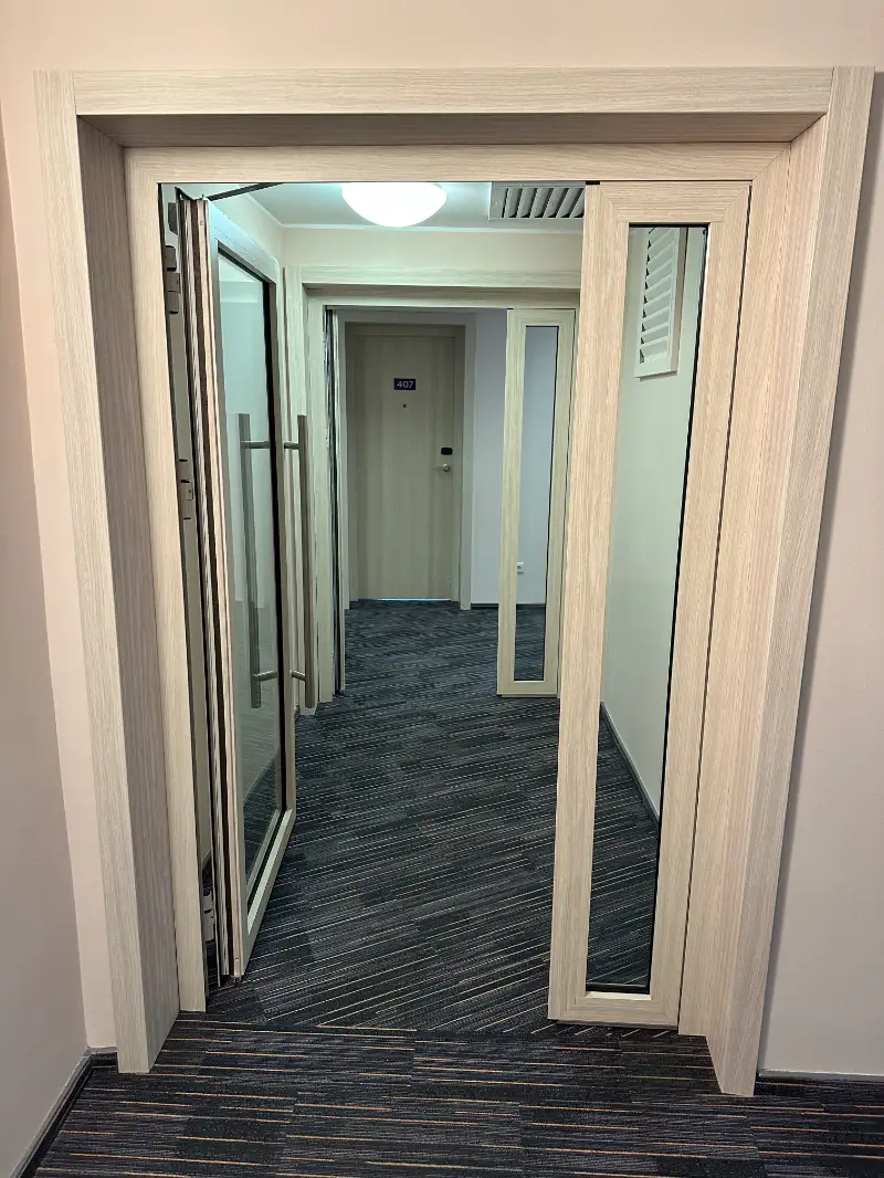 Интерьер гостиницы с перегородками ПСК ГОСТ